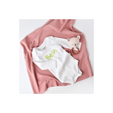 Bio Babybody personalisiert gerippt