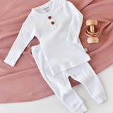 2 - Teiliges geripptes Bio Babyset personalisiert