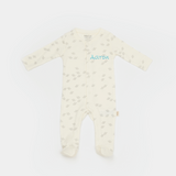 Bio Babystrampler personalisiert mit Muster