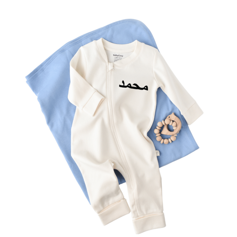 Bio Babystrampler personalisiert